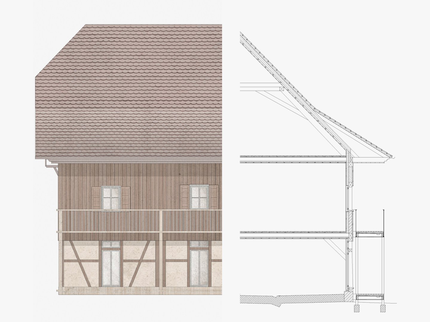 Blättler Dafflon - Wohnüberbauung Eichwaldstrasse, Luzern Wettbewerb 1. Preis