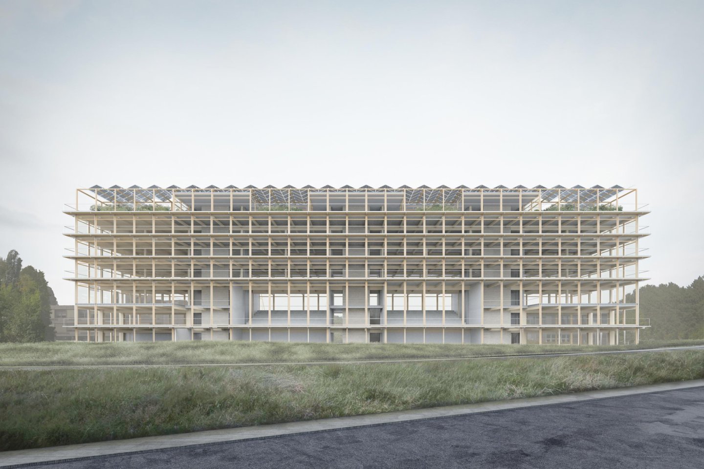 Blättler Dafflon - Nouveau bâtiment pour les Sciences Humaines, Lausanne Wettbewerb