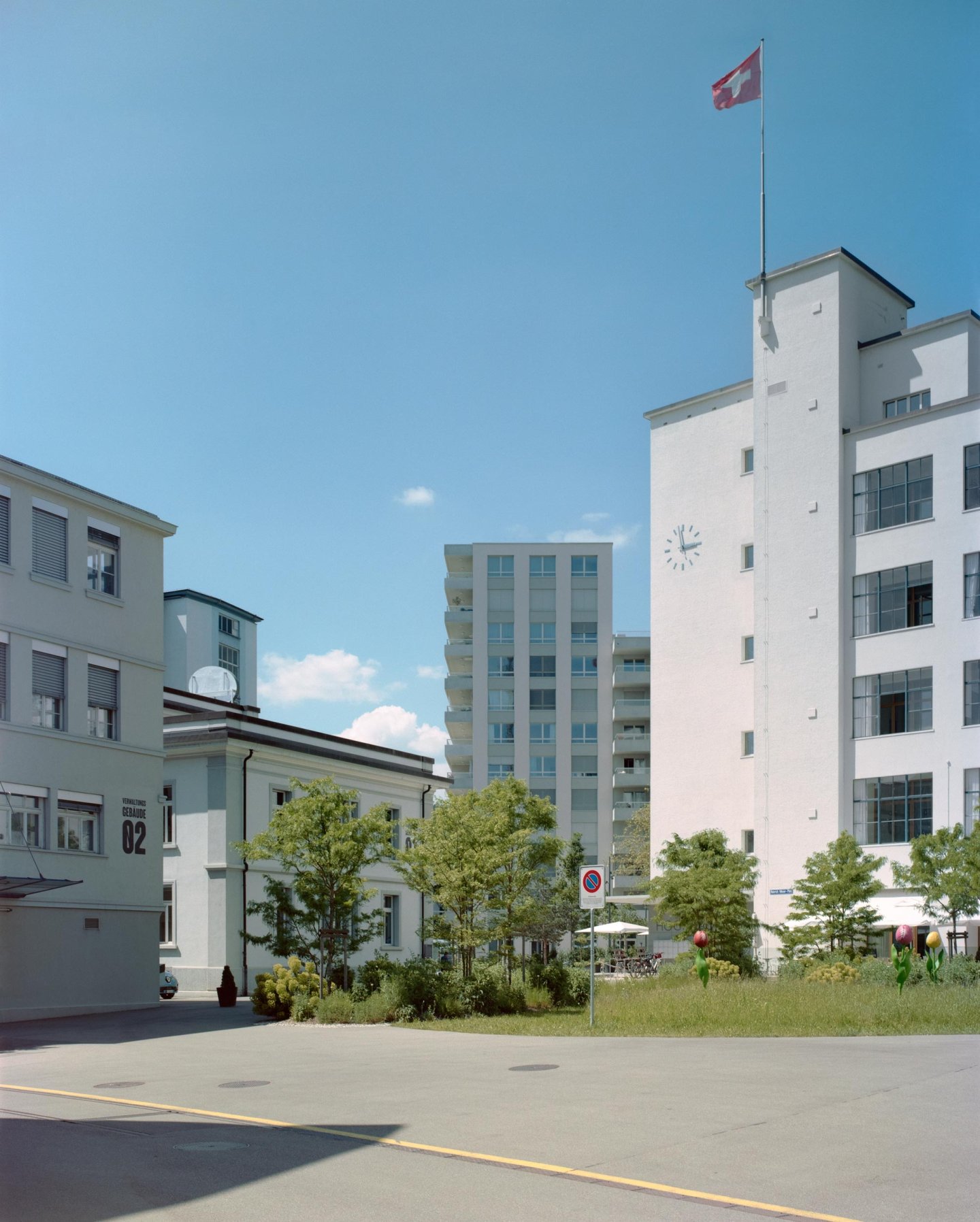Blättler Dafflon - Wohnhochhaus Industrieplatz, Neuhausen am Rheinfall Studienauftrag 1. Preis
